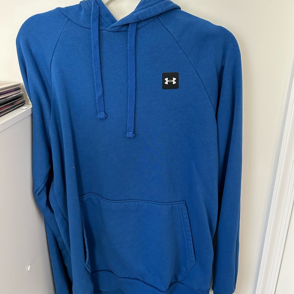 under armour men’s blue hoodie